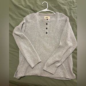 Madewell grey jersey shirt